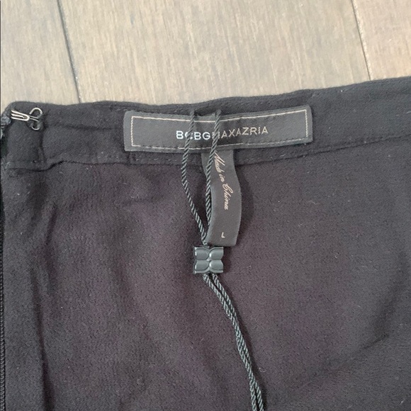 BCBGMaxAzria Black Maxi Wrap Skirt with Slit for Casual Work - Picture 3 of 9